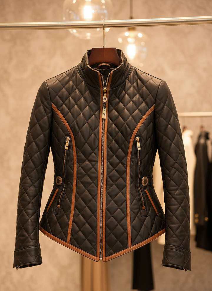 LINDA | DIAMOND-QUILTED PADDED JACKET