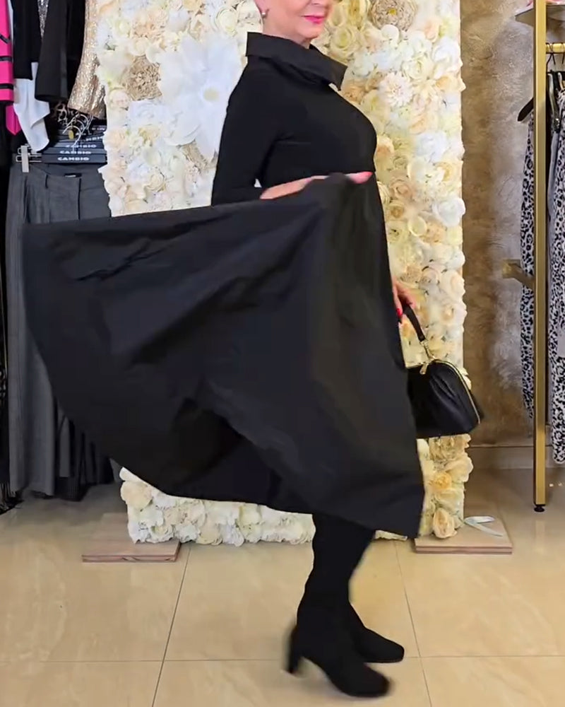 Nola™ | Women’s Bold Solid Color A-Line Street Dress