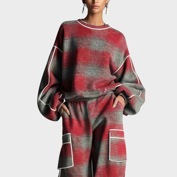 Neasa | Knit Top & Pants Set