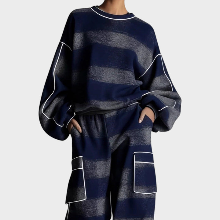 Neasa | Knit Top & Pants Set