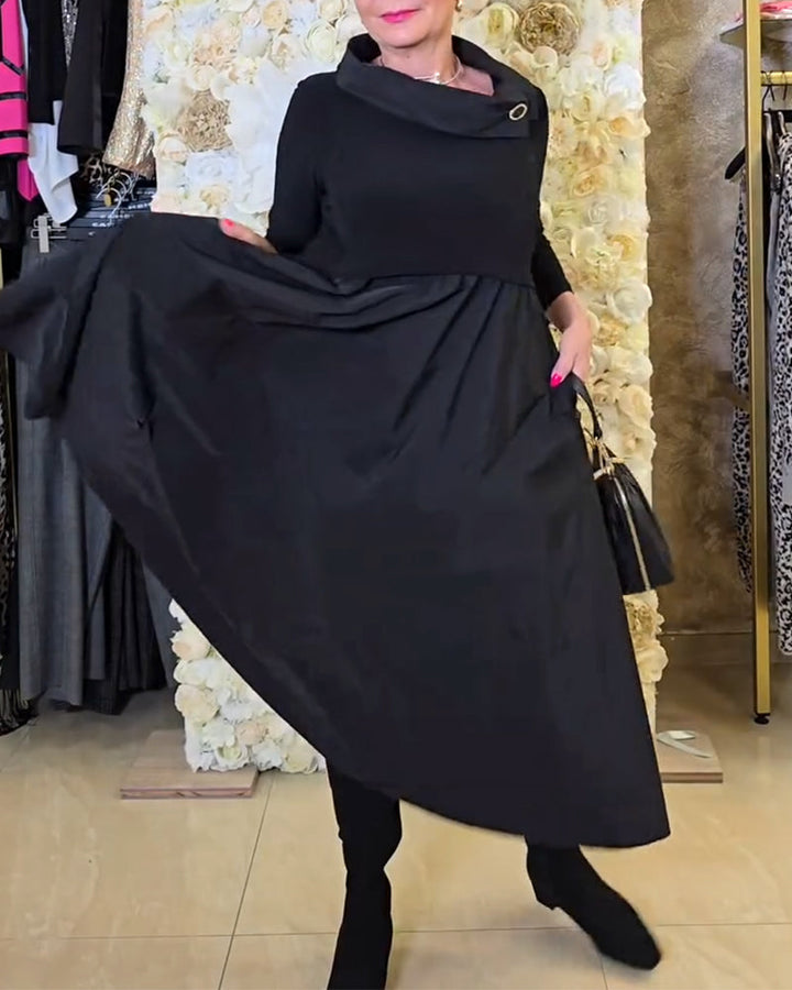 Nola™ | Women’s Bold Solid Color A-Line Street Dress