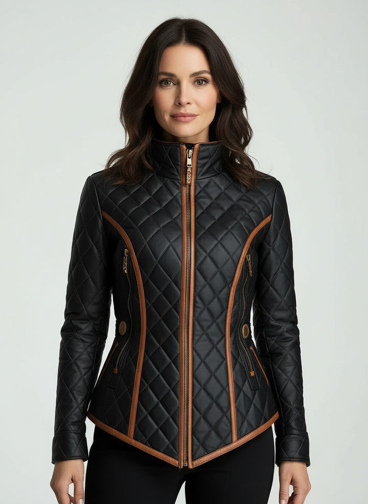 LINDA | DIAMOND-QUILTED PADDED JACKET