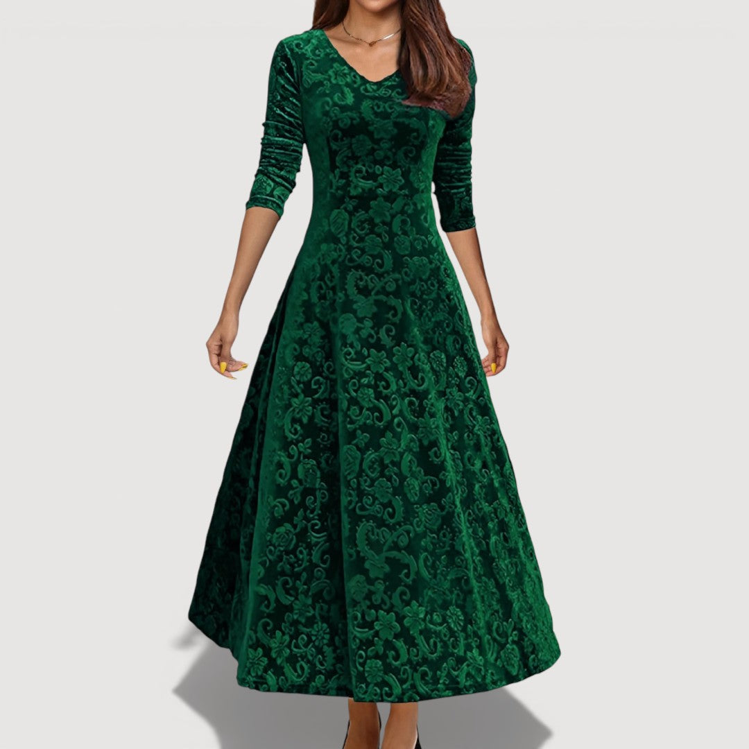 MUIREANN | ELEGANT VELVET DRESS