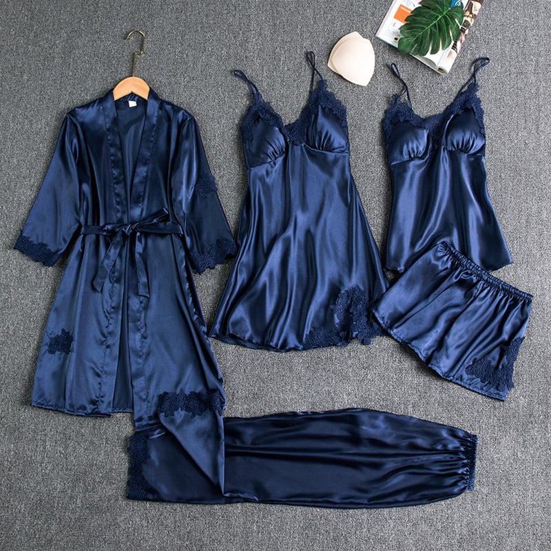 SALLY | ELEGANT FIVE PIECE NIGHT SET