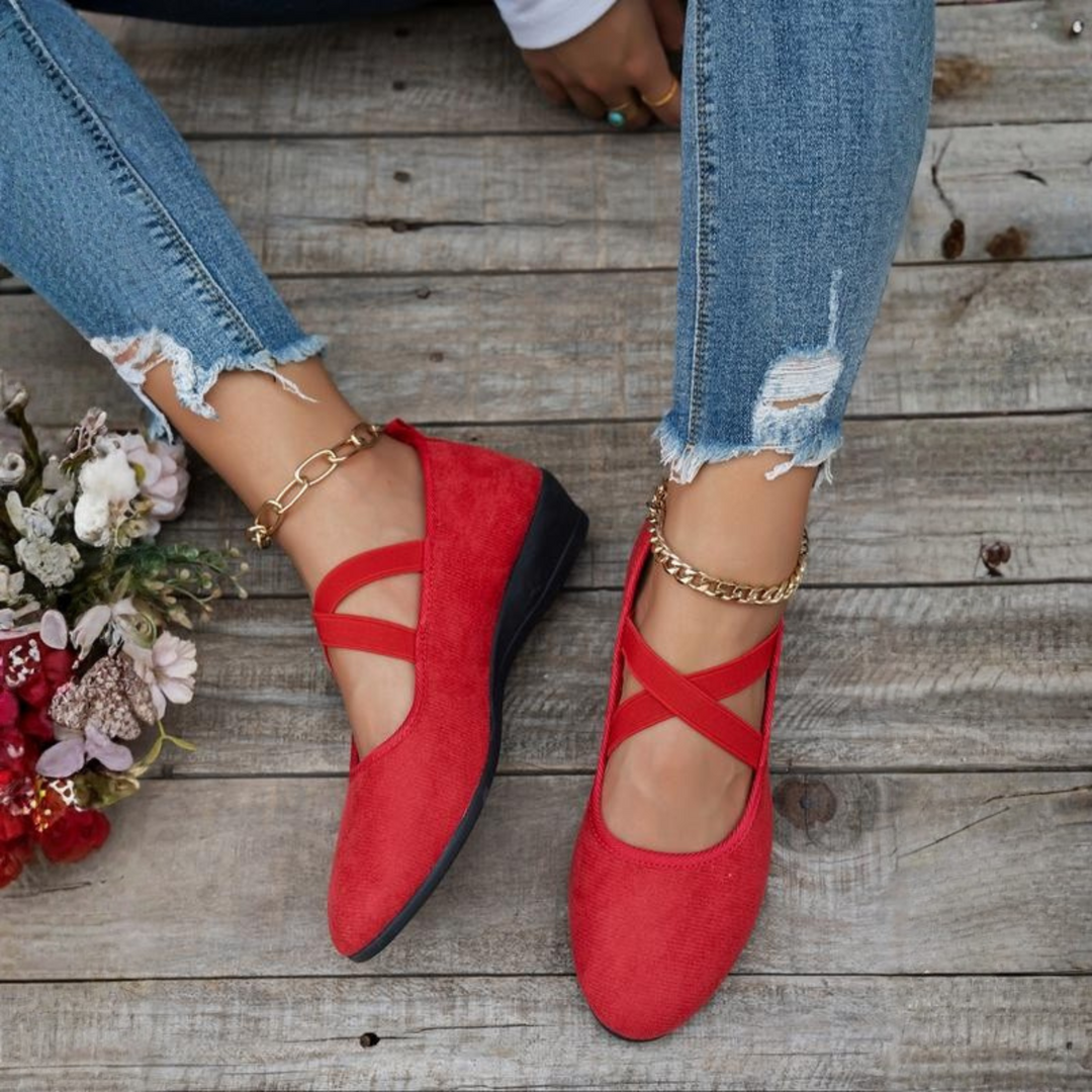 MÉABH | CLOSED WEDGE BALLERINA SHOES