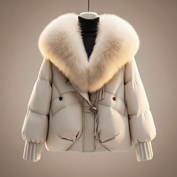 BRIANNA | FUR COLLAR PUFFER JACKET