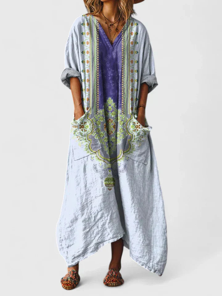 SIOBHAN | BOHEMIAN PRINT MAXI DRESS