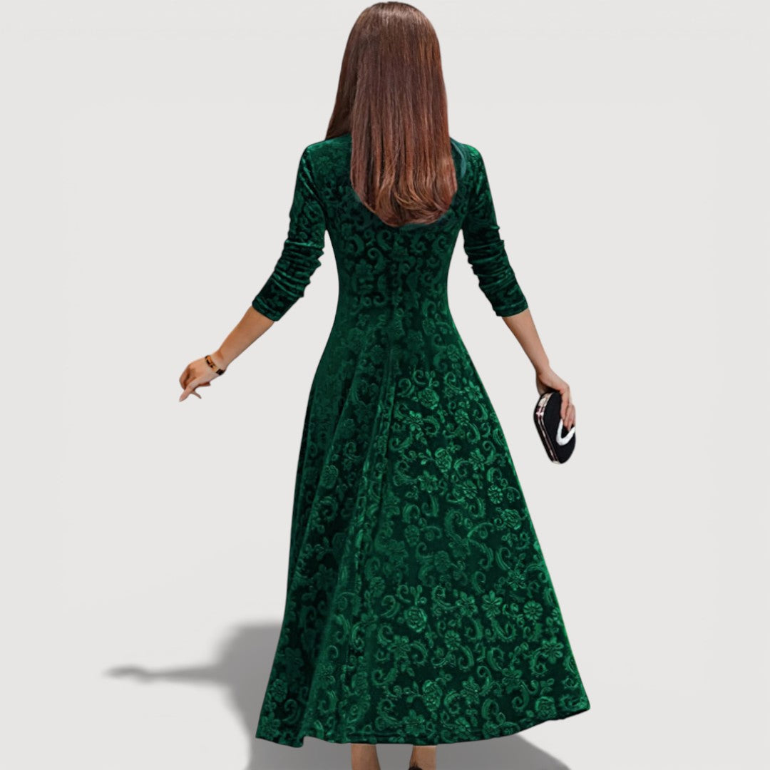 MUIREANN | ELEGANT VELVET DRESS