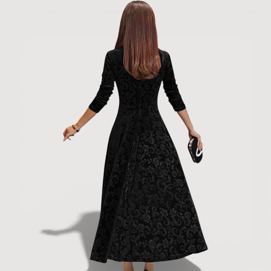 MUIREANN | ELEGANT VELVET DRESS