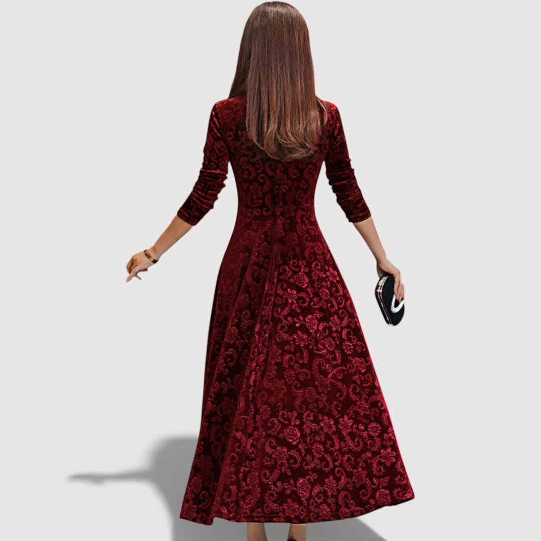 MUIREANN | ELEGANT VELVET DRESS