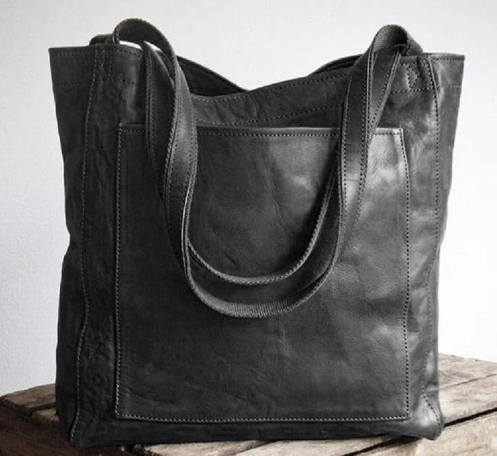 NUALA | HERITAGE VEGAN LEATHER TOTE