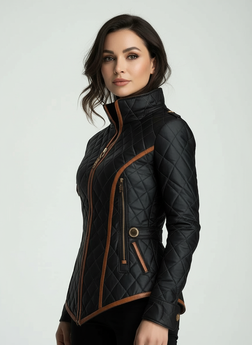 LINDA | DIAMOND-QUILTED PADDED JACKET