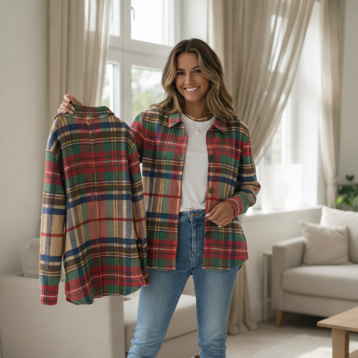 FINOLA | CHECKED BLOUSE