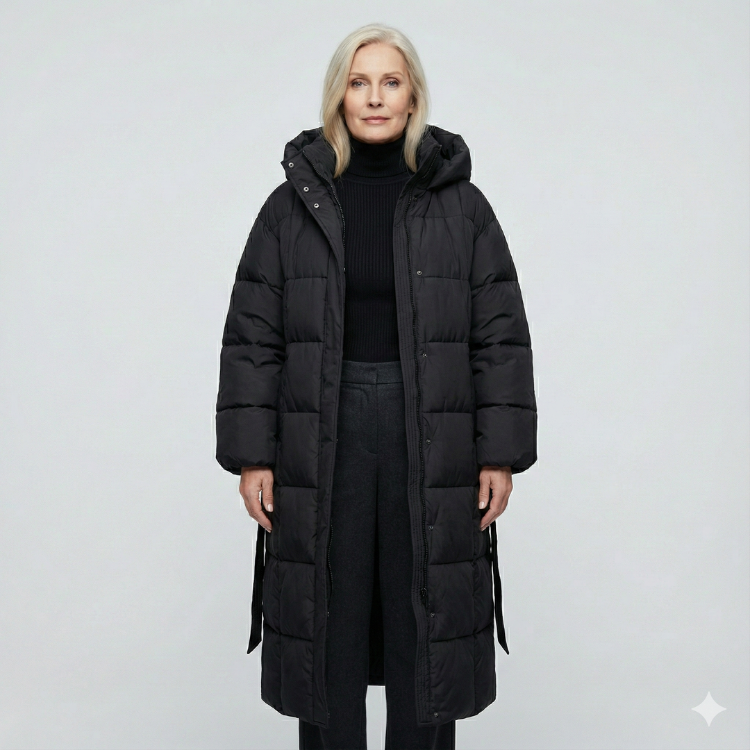 MATILDA | LONG BELTED PUFFER COAT