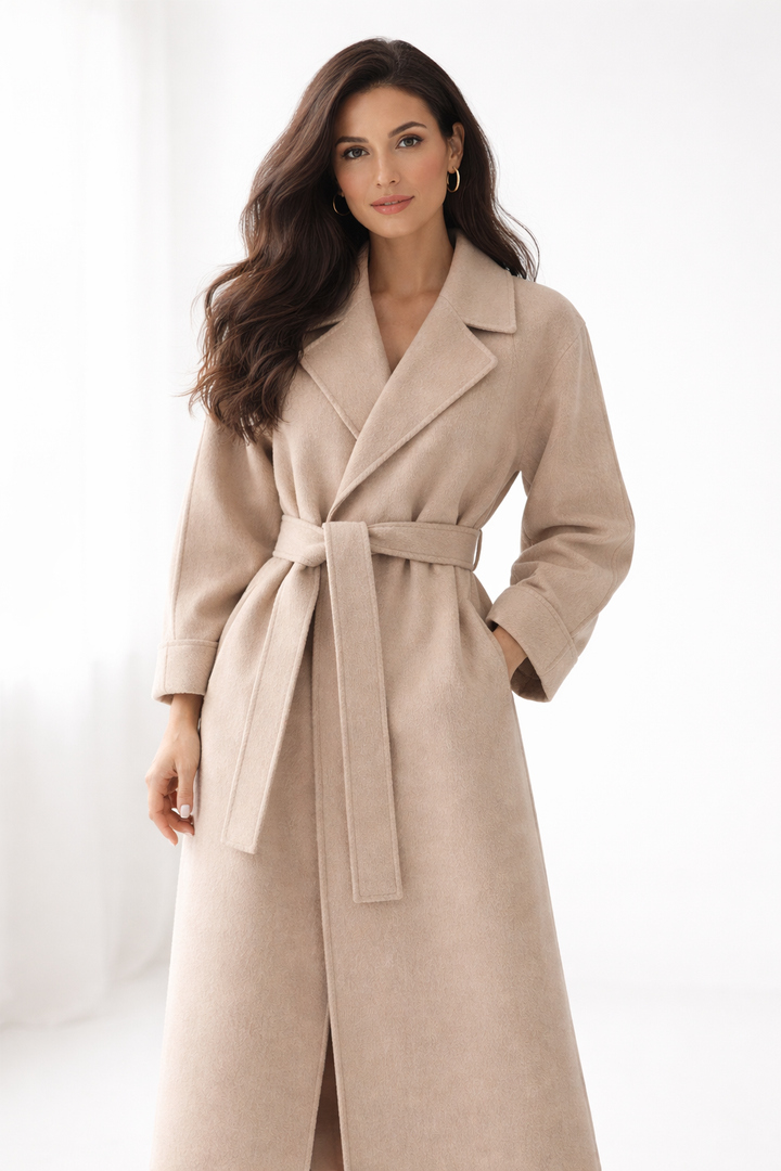 AOIBHÍN | ELEGANT BELTED LONG COAT