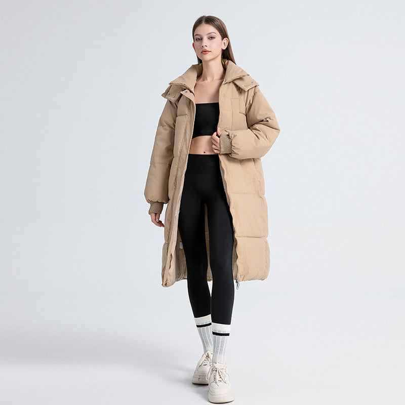 ROISIN | CLASSIC HOODED LONG PUFFER COAT