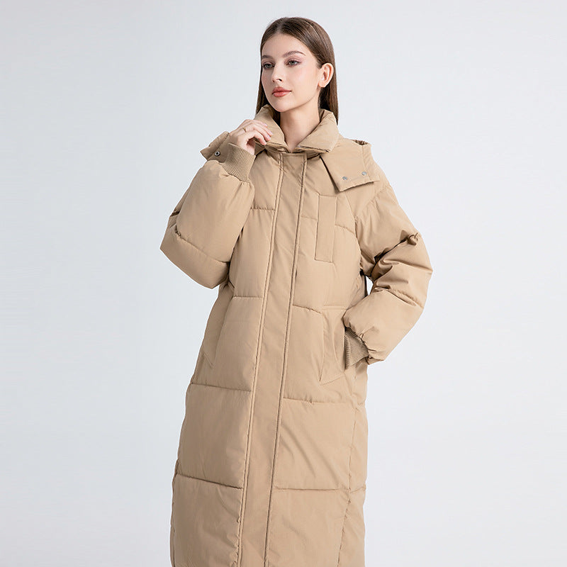 ROISIN | CLASSIC HOODED LONG PUFFER COAT