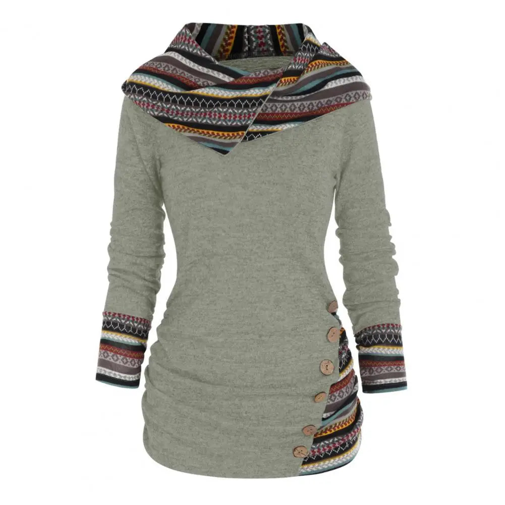 CAELAN | TRIBAL HOODED PULLOVER