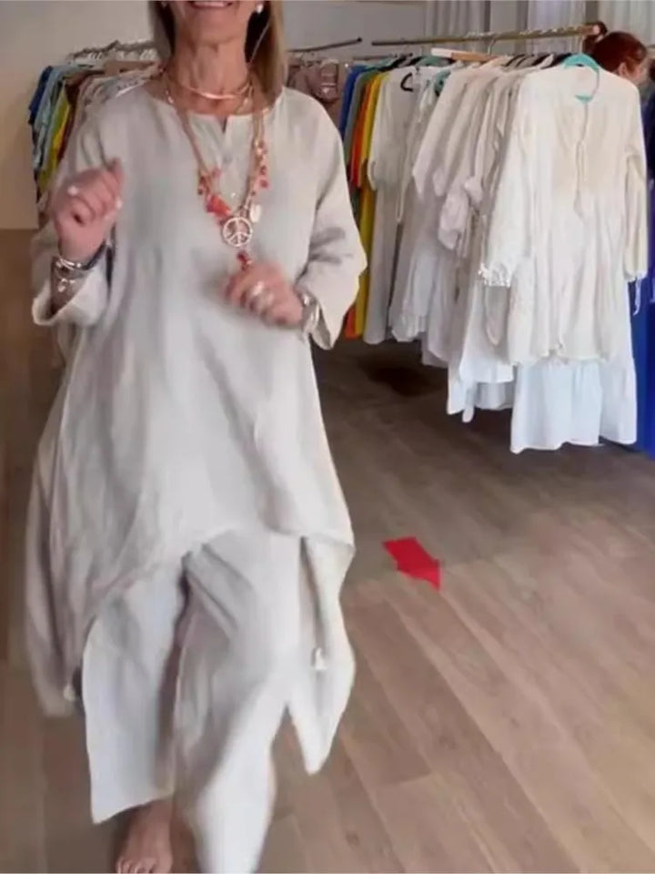 MAEVE | RELAXED TUNIC AND TROUSERS SET