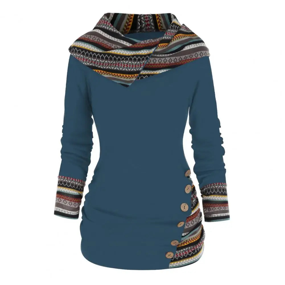 CAELAN | TRIBAL HOODED PULLOVER