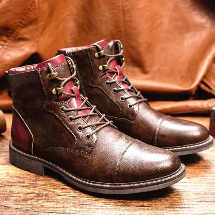 CILLIAN | HANDCRAFTED VEGAN LEATHER ANKLE BOOTS FOR MEN