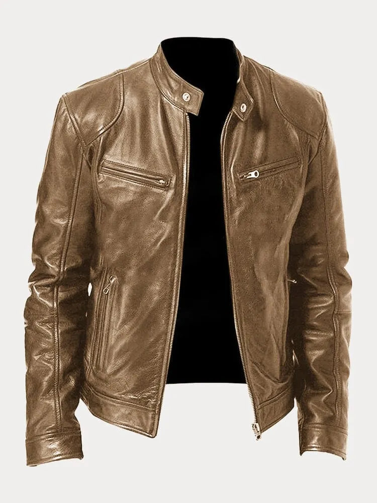 FELIX | CASUAL LEATHER LOOK JACKET