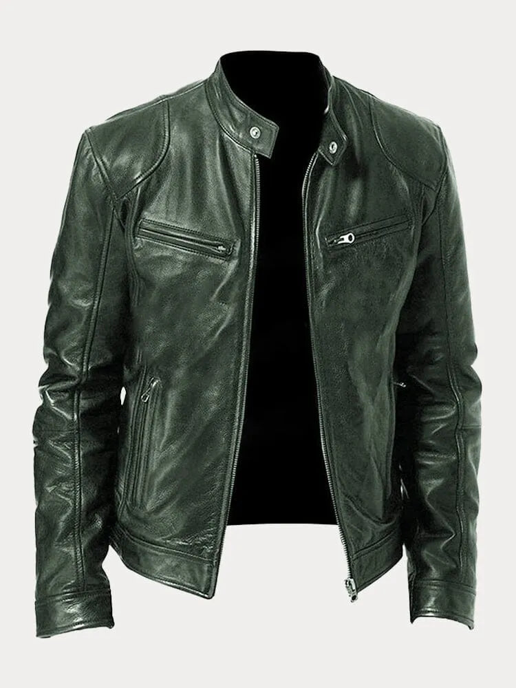 FELIX | CASUAL LEATHER LOOK JACKET