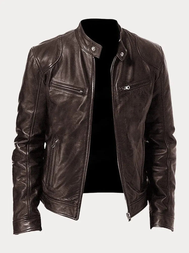 FELIX | CASUAL LEATHER LOOK JACKET