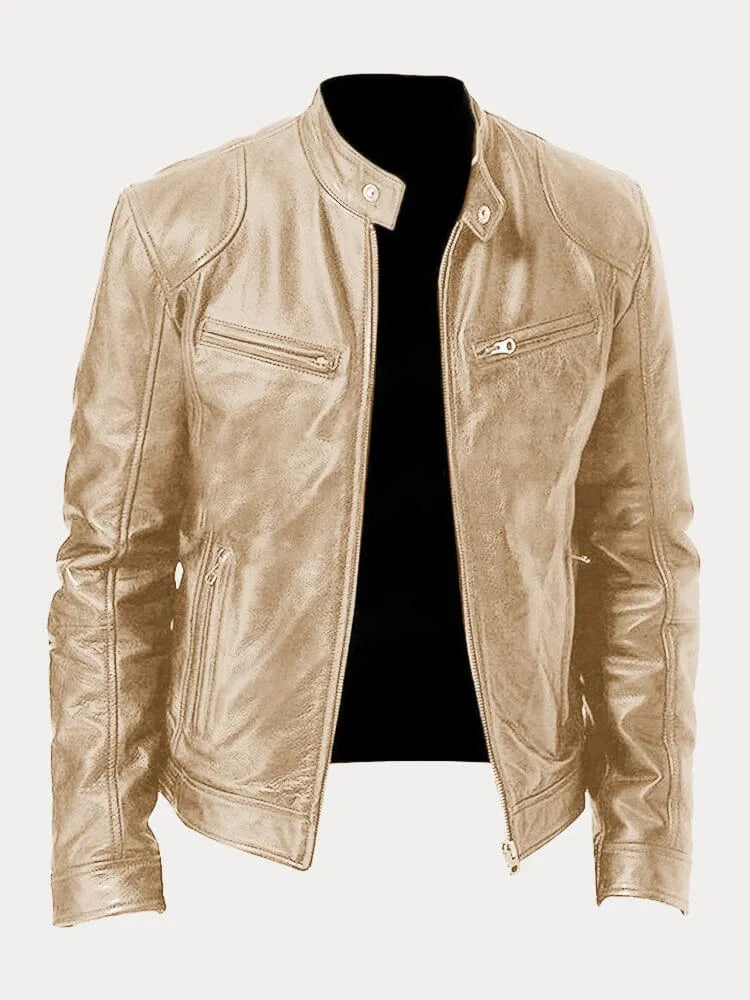 FELIX | CASUAL LEATHER LOOK JACKET