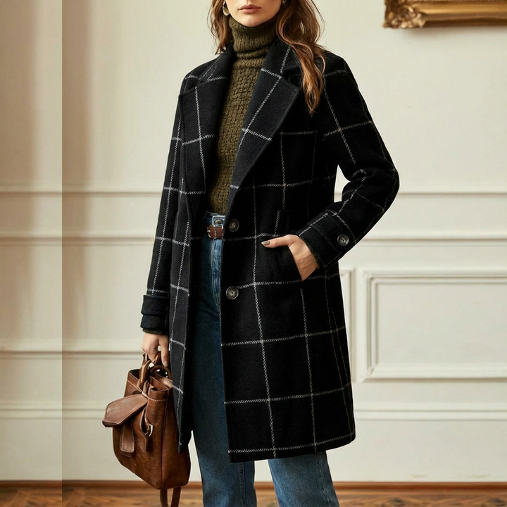 MAEVE | CHECKED WINTER COAT