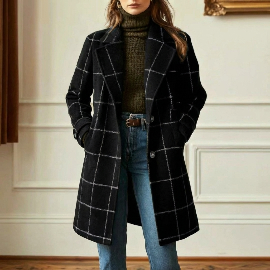 MAEVE | CHECKED WINTER COAT