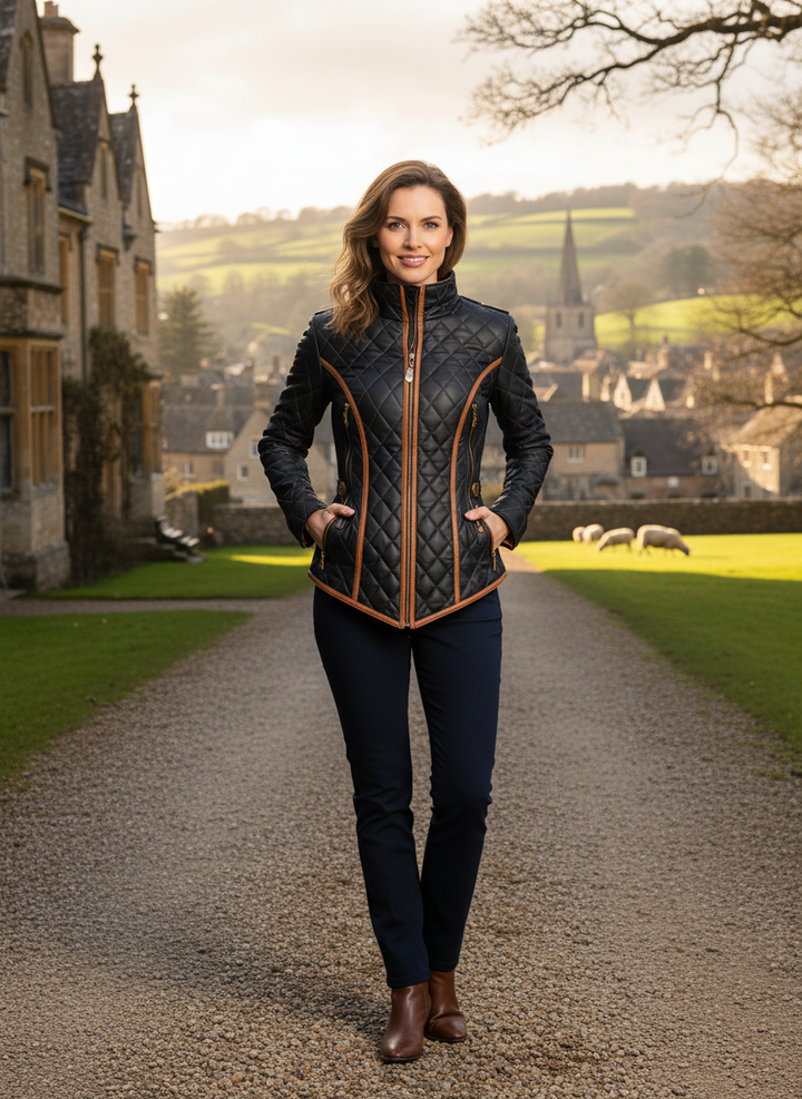 LINDA | DIAMOND-QUILTED PADDED JACKET