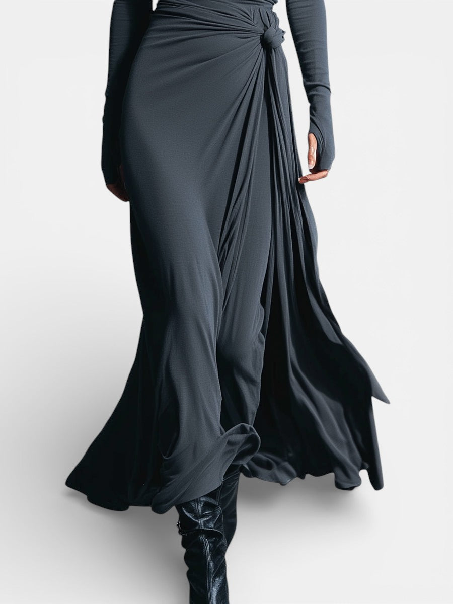 AISLING | MAXI DRESS WITH SIDE KNOT
