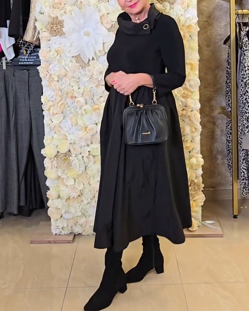 Nola™ | Women’s Bold Solid Color A-Line Street Dress