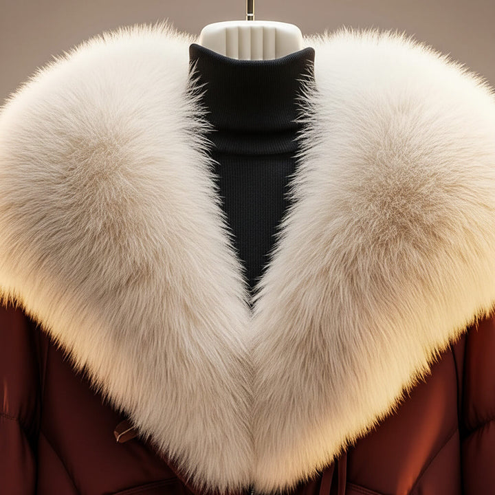 BRIANNA | FUR COLLAR PUFFER JACKET