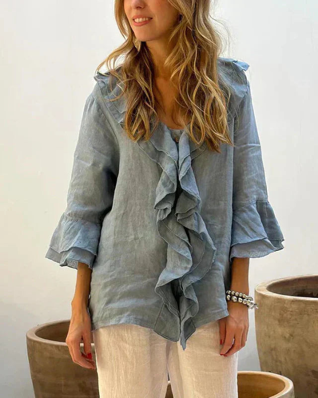 Elowis | Stylish Ruffled Blouse