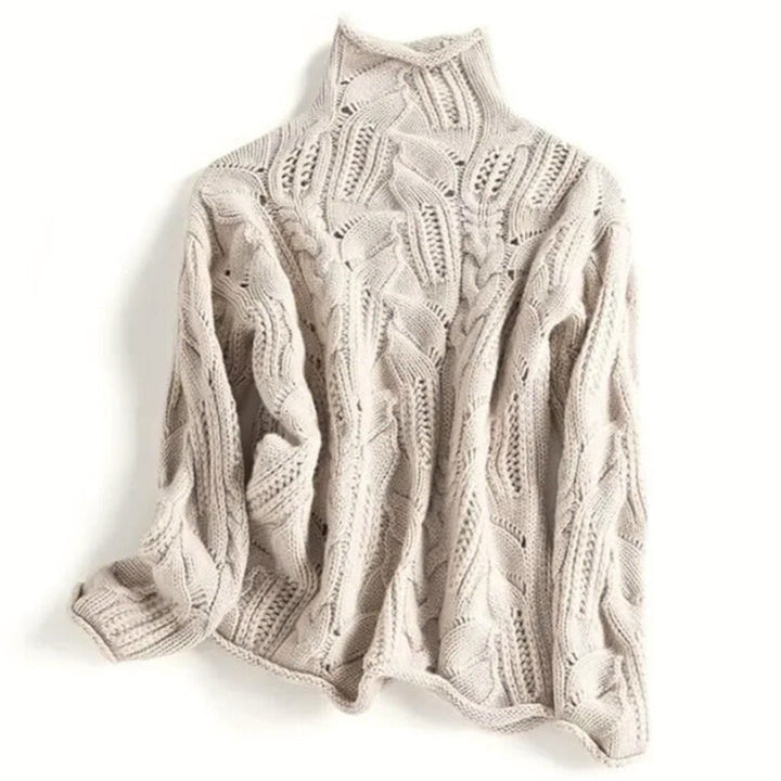 FIADH | CABLE KNIT TURTLENECK SWEATER
