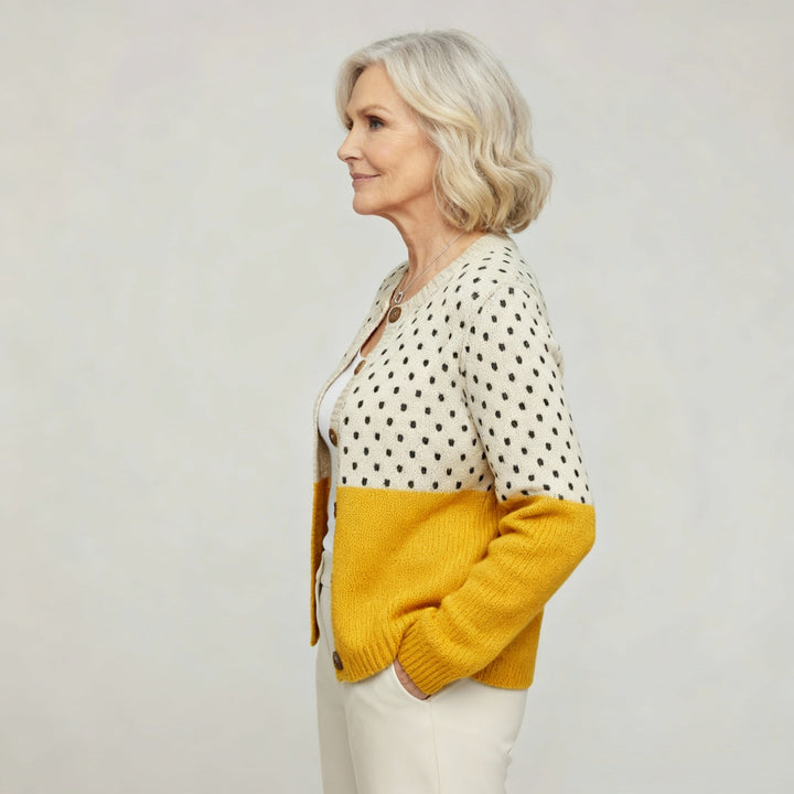 BRIGID | POLKA DOTS CARDIGAN