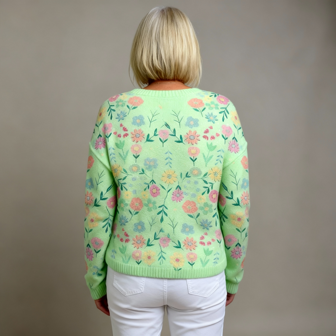 ÉADAOIN | FLORAL DESIGN CARDIGAN