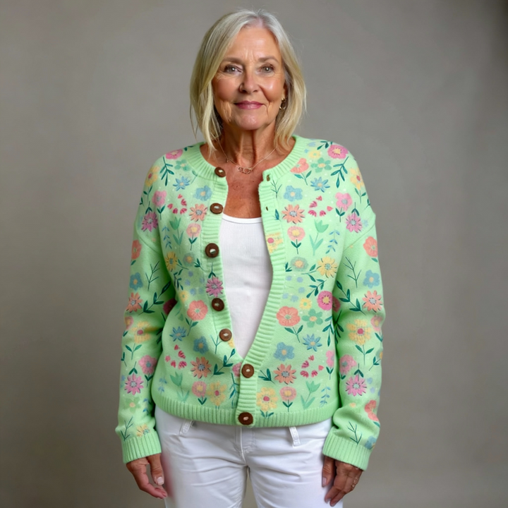ÉADAOIN | FLORAL DESIGN CARDIGAN