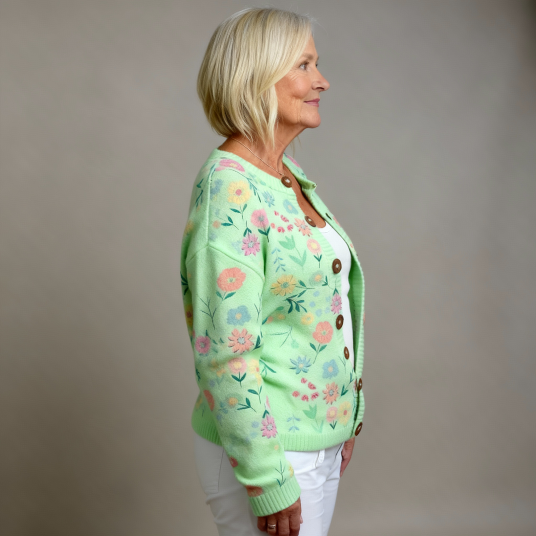 ÉADAOIN | FLORAL DESIGN CARDIGAN