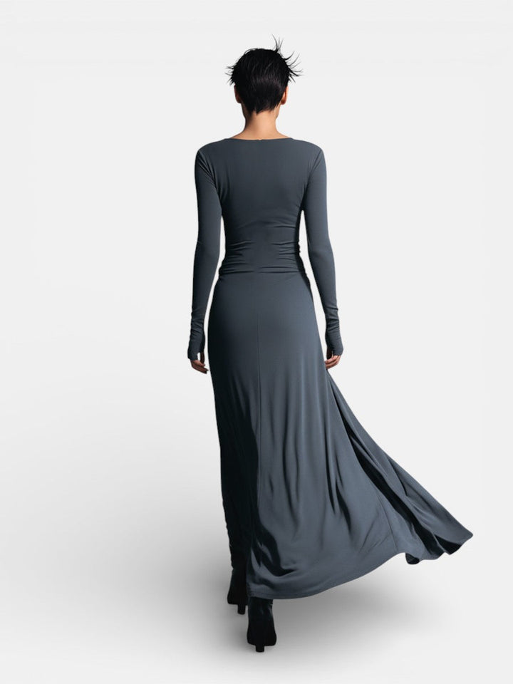 AISLING | MAXI DRESS WITH SIDE KNOT
