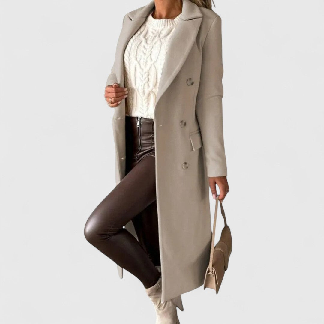 EVIE | ELEGANT LONGLINE COAT