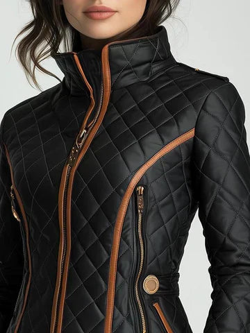 LINDA | DIAMOND-QUILTED PADDED JACKET