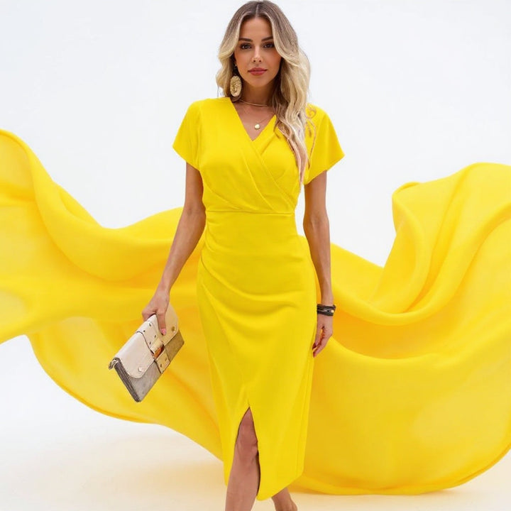 Keira | Elegant Wrap Party Dress